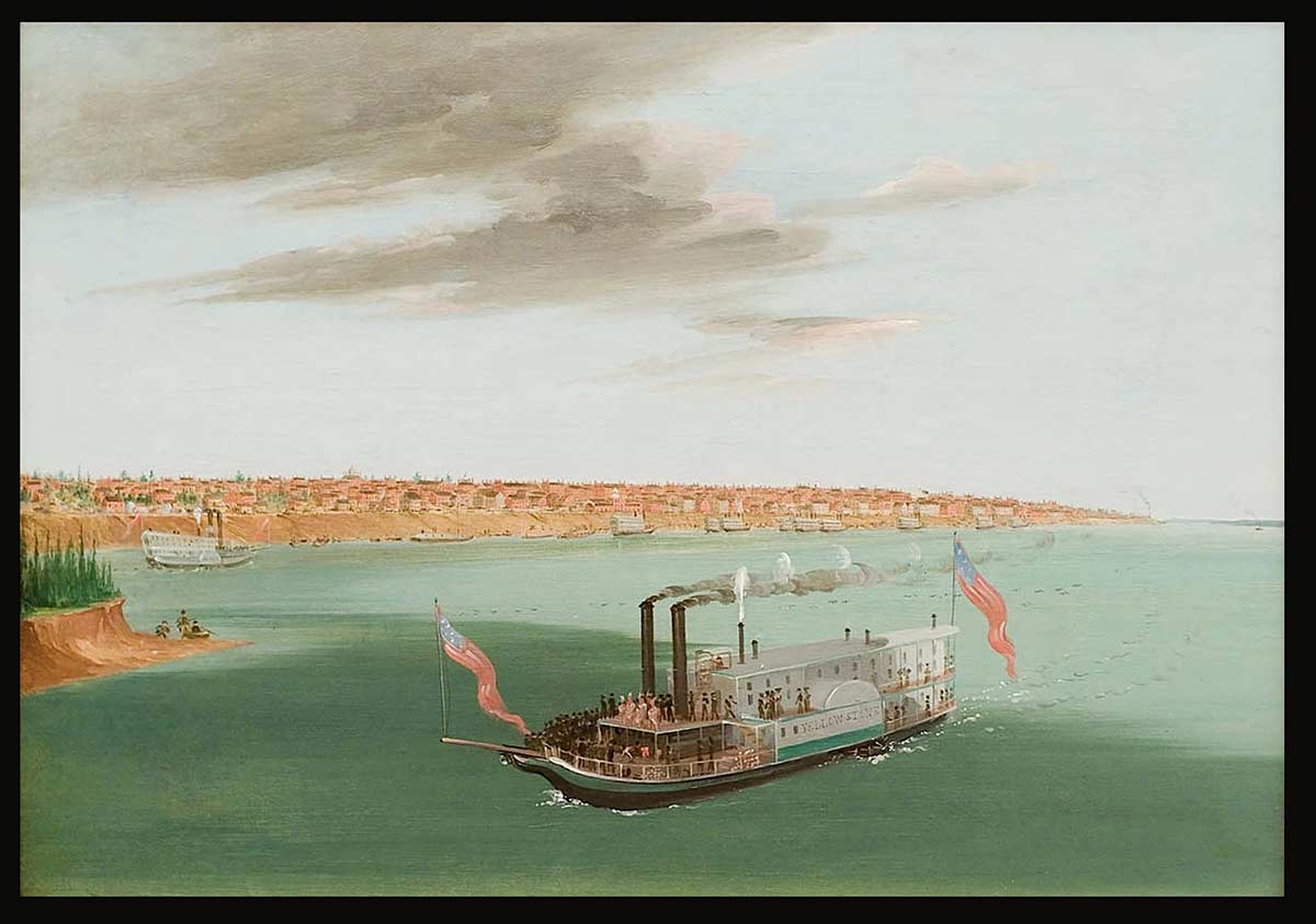 Saint Louis From The River Below