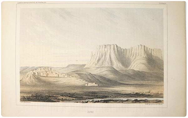 Zuni, 1856, drawing by H. B. Möllhausen